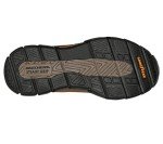 Skechers Men's Leather Lace-Up Mid Top Shoes