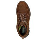 Skechers Men's Leather Lace-Up Mid Top Shoes