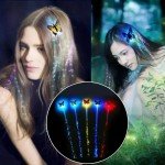 Colorful Butterfly Braid Wigs for Parties 5pcs