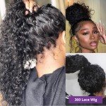 Curly Lace Front Wig for Men & Women