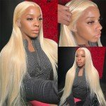 Blonde Lace Front Wigs for Women - 40"