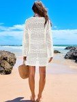 ANRABESS Women's Crochet Swim Cover-Up Dress