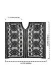 Lace V-Neck Black Swimwear Cover-Up Dress