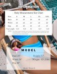 Color Block High Waisted Bikini Set for Women