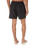 Men's 7" Quick-Dry Swim Trunks - Black, Large