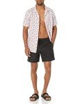 Men's 7" Quick-Dry Swim Trunks - Black, Large