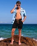SILKWORLD Men's 2-in-1 Quick-Dry Swim Shorts