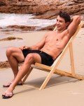 SILKWORLD Men's 2-in-1 Quick-Dry Swim Shorts