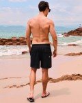 SILKWORLD Men's 2-in-1 Quick-Dry Swim Shorts