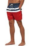 Men's Quick-Dry American Flag Swim Trunks