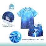 Boys' Blue Space Ocean Swim Set Size 10/8-10