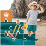 BRISIRA Boys Quick-Dry Swim Trunks with Liner