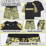 Fortnite Swim Trunks and Rash Guard Set for Boys
