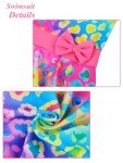 Girls' Floral Skirted One-Piece Swimsuit - UPF 50+