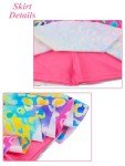 Girls' Floral Skirted One-Piece Swimsuit - UPF 50+