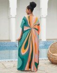 Plus Size Beach Kaftan Maxi Dress Coverup