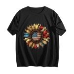 Patriotic 4th of July Crop Tops for Women