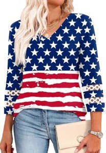 Cute 4th of July Women’s Casual Tops