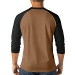 Trendy 3/4 Sleeve Henley Shirts for All