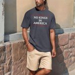 No Kings in America Patriotic T-Shirt