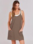 ANRABESS Women's Athletic Tennis Dress with Shorts