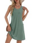 Trendy Green Summer Dress with Pockets for Women