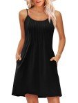 Weeso Black Summer Dresses for Women 2025