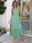 Boho Floral Summer Maxi Dress for Women