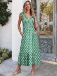 Boho Floral Summer Maxi Dress for Women