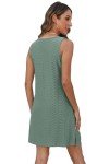 Trendy Green Summer Dress with Pockets for Women