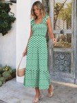 Boho Floral Summer Maxi Dress for Women