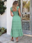 Boho Floral Summer Maxi Dress for Women