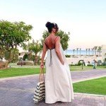 Shy Velvet Summer Linen Maxi Dress for Women