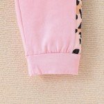 Girls Heart & Leopard Print Hooded Outfit (3-4T)