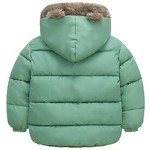 Light Green Toddler Fleece Jacket with Bear Ears