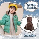Light Green Toddler Fleece Jacket with Bear Ears