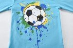 Boys Soccer Pajamas Set for Toddlers 5 Years