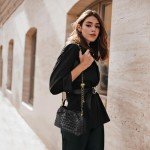 Trendy Vegan Leather Dumpling Clutch & Crossbody Bag