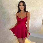 Satin Summer Sleeveless Cami Romper for Women