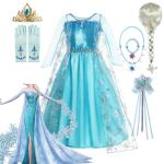 Elsa Frozen Princess Costume for Girls