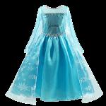 Elsa Frozen Princess Costume for Girls