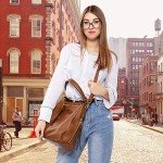 Large Faux Leather Hobo Bags for Women
