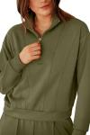 Plus Size Army Green 2-Piece Lounge Set