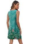 BKRIVE Plus Size Floral Sleeveless Dress 2XL
