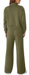 Plus Size Army Green 2-Piece Lounge Set