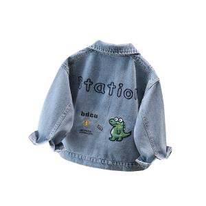 Dinosaur Denim Jacket for Kids 2-11 Years
