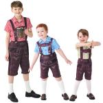 Baby Boy Oktoberfest Costume Set with T-Shirt and Overalls