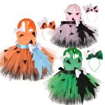 Pebbles Flinstones Costume Dress for Kids