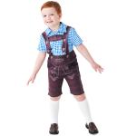 Baby Boy Oktoberfest Costume Set with T-Shirt and Overalls