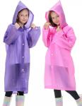 Kids Waterproof Raincoats - 2 Pack Ponchos